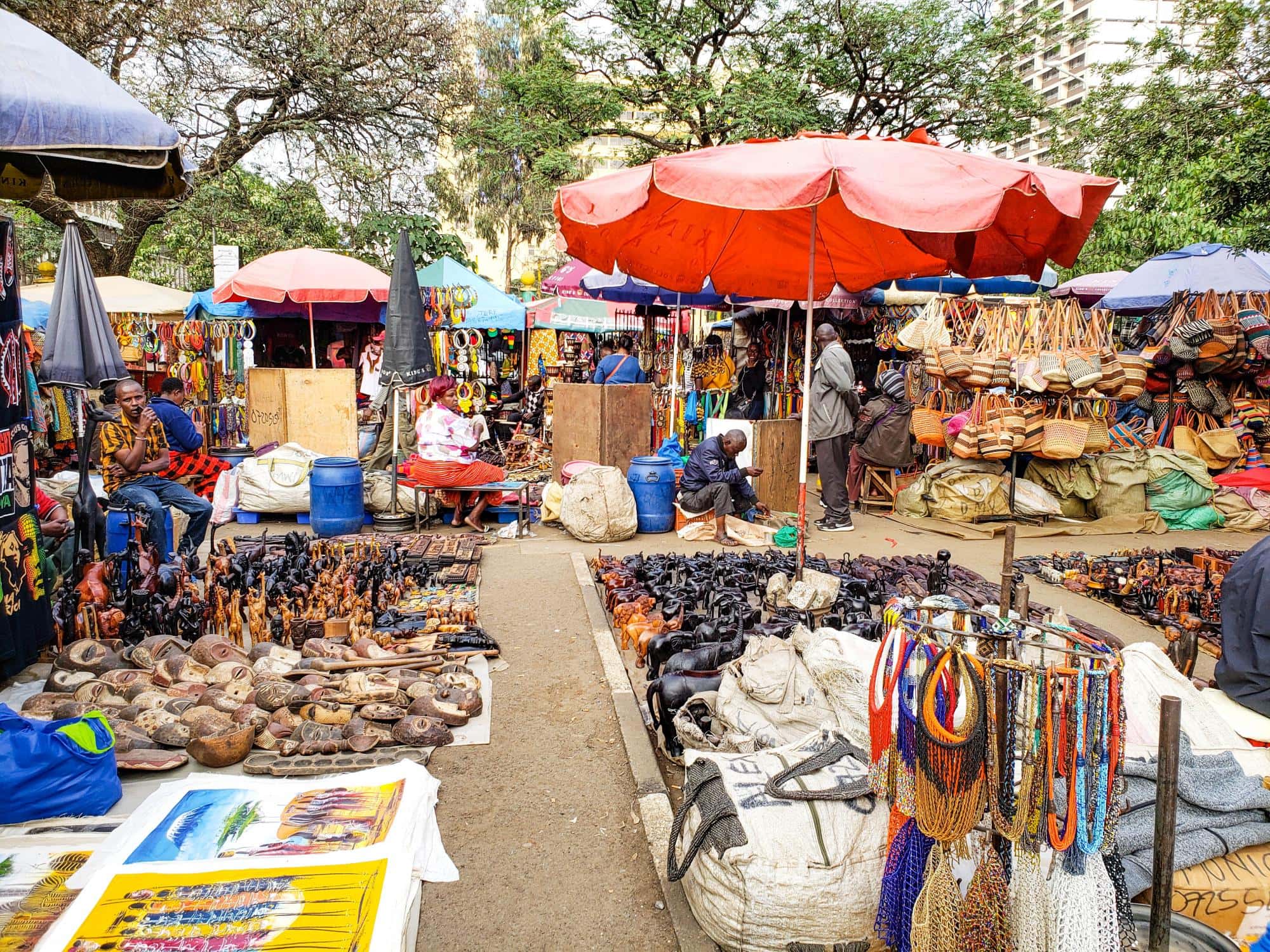 Kenya Nairobi Saturday Maasai Market